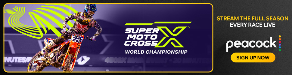 SuperMotocross - peacock signup banner