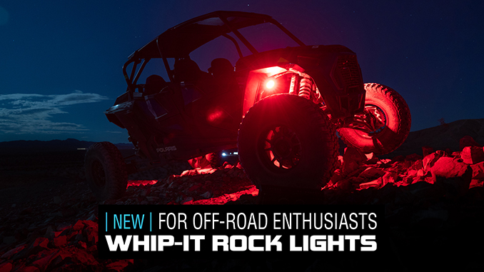 Product Feature: Whip It Light Rods 210 Degree Wide Rock Lights