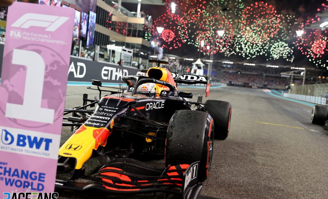 Max Verstappen, Red Bull, Yas Marina, 2021