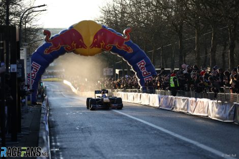 Red Bull celebrate titles with Milton Keynes demo run for 30,000 · RaceFans