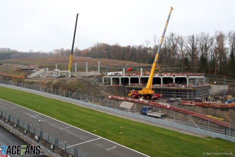 Spa building new grandstand at La Source