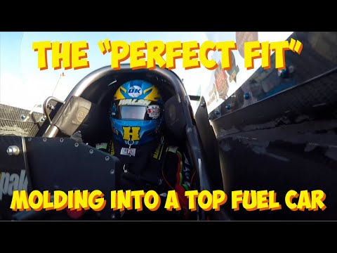 The “Perfect Fit” Molding Into A Top Fuel Car.