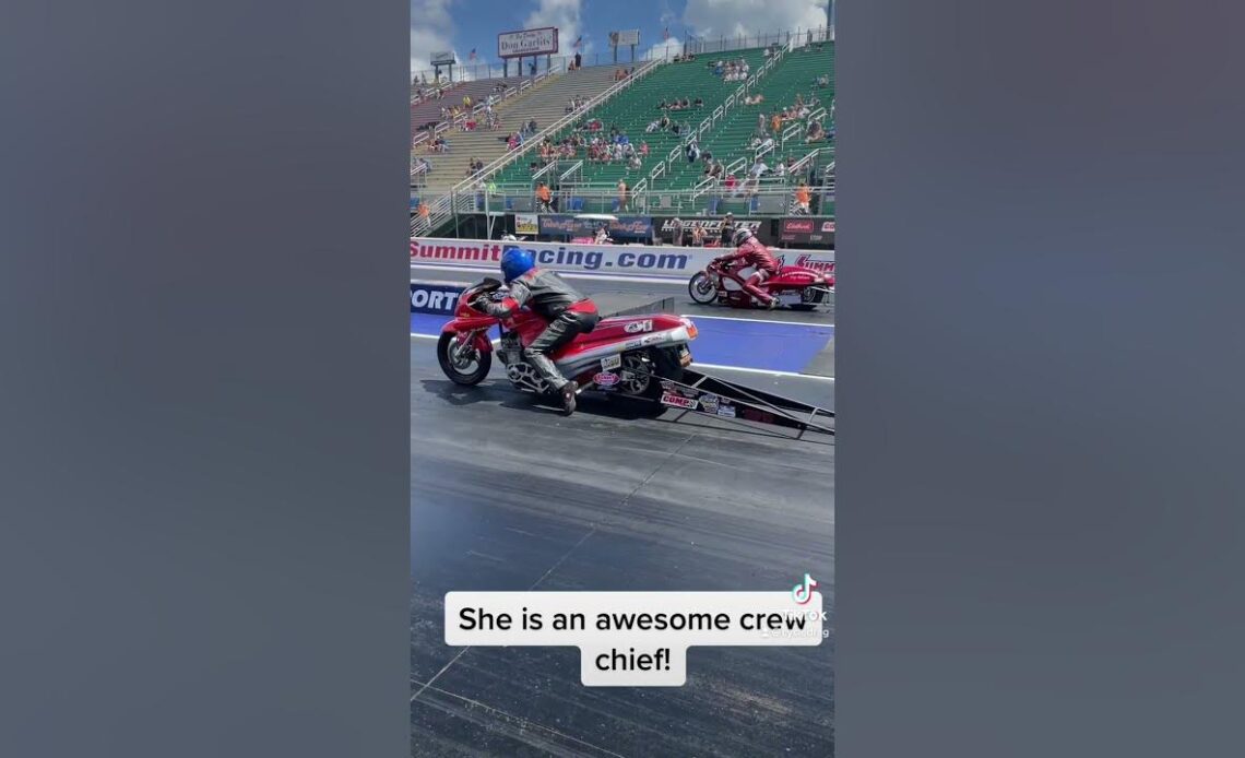 This Female Crew Chief is Amazing and a very Valuable Part of His Team