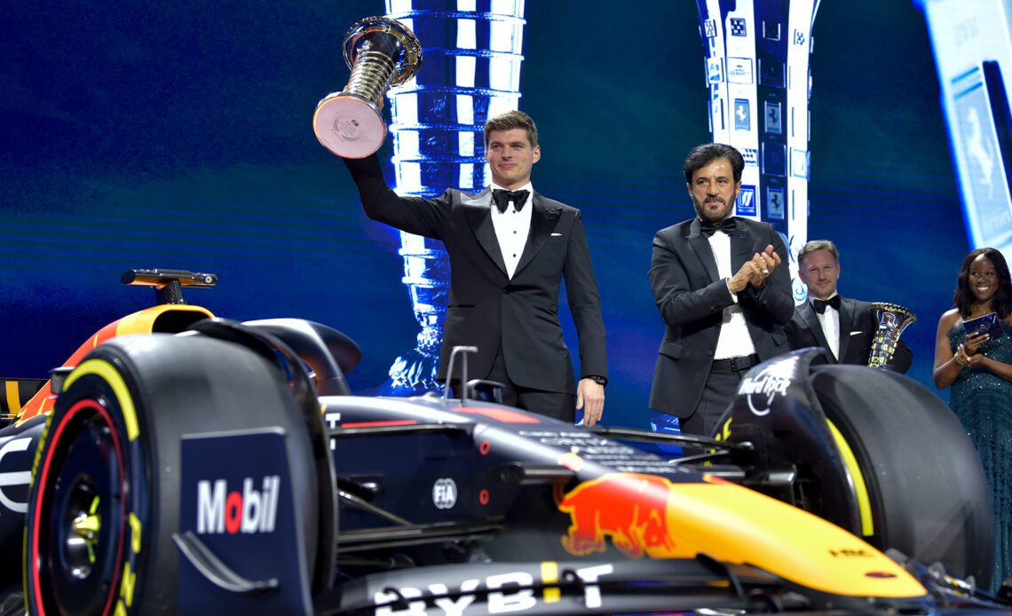 Verstappen says he "never could have imagined" 2022 success as he collects trophy · RaceFans