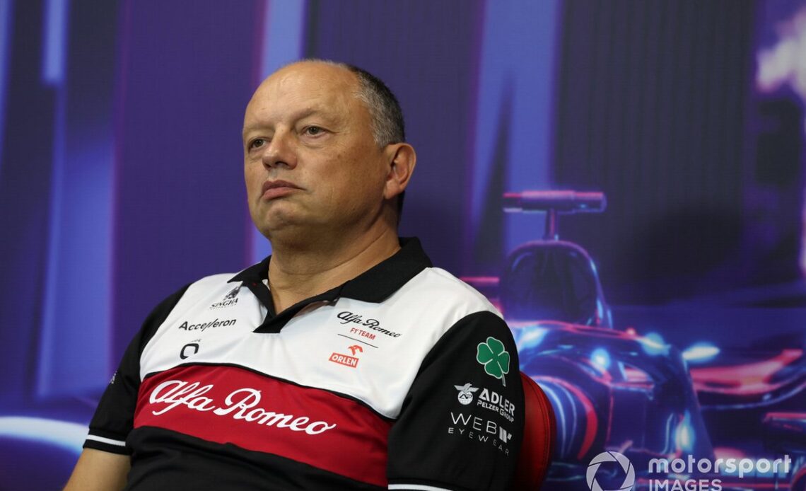 Press Conference Frederic Vasseur, Team Principal, Alfa Romeo Racing