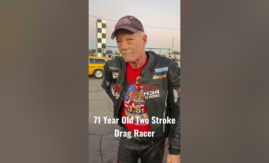 71 Year Old Two Stroke Drag Racer is one cool Grandpa