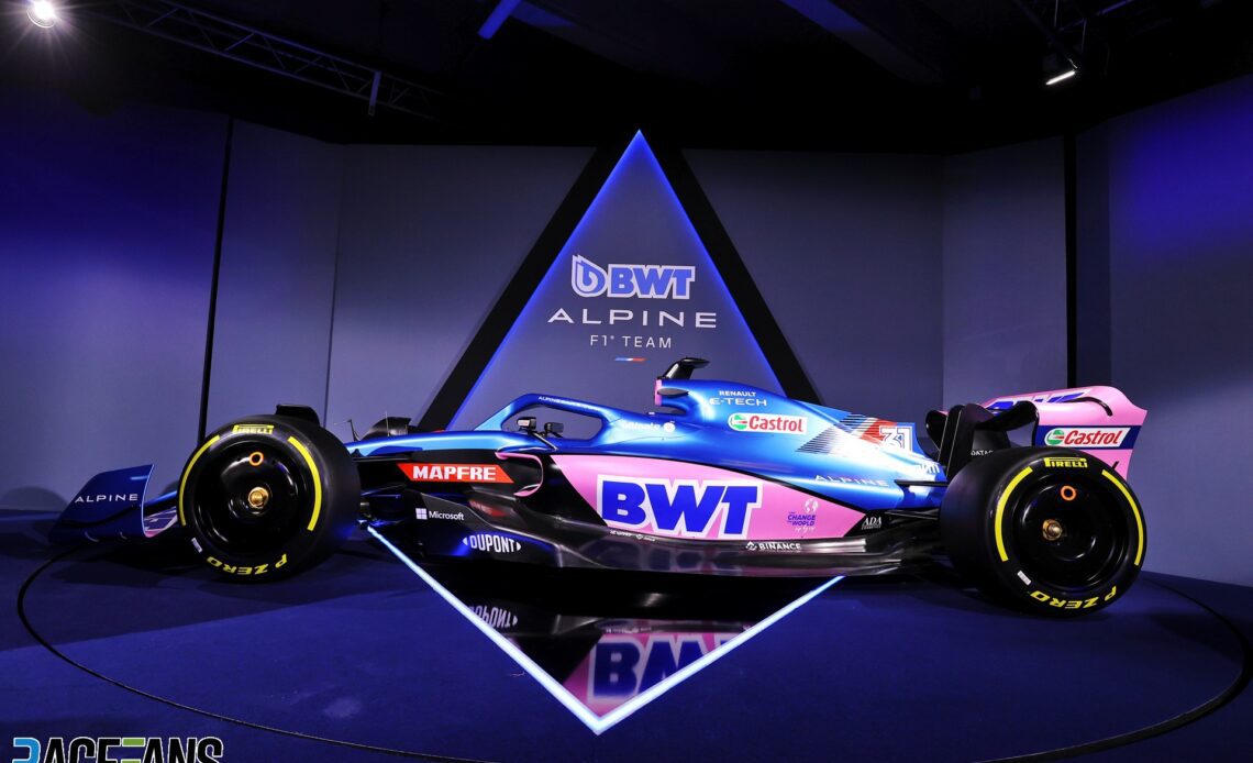 Alpine livery launch, 2022