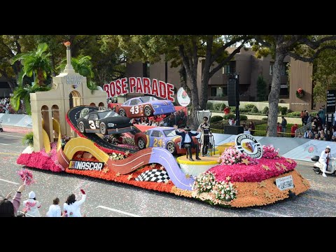Behind the scenes at NASCAR's first Rose Parade