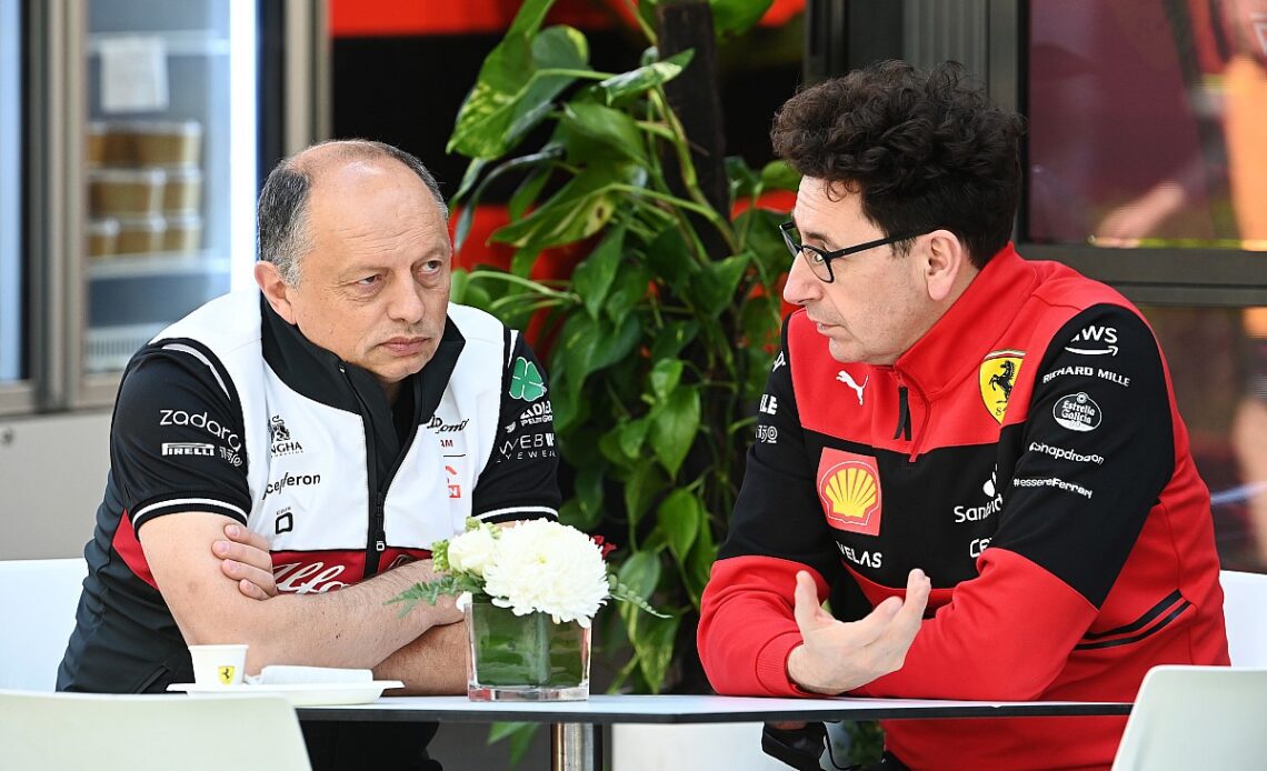 Binotto praised for helping Vasseur’s Ferrari F1 handover