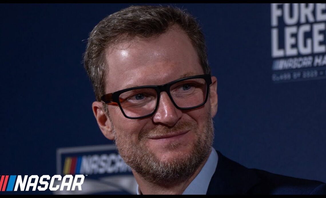 Dale Jr. reflects on 2023 class and being a member of the NASCAR Hall of Fame