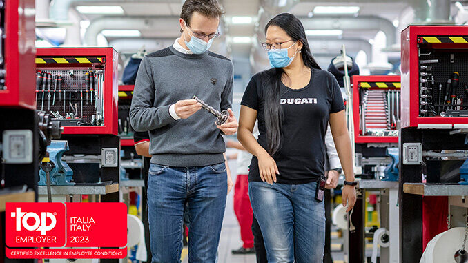 230118 Ducati certified Top Employer for the ninth consecutive year [678]