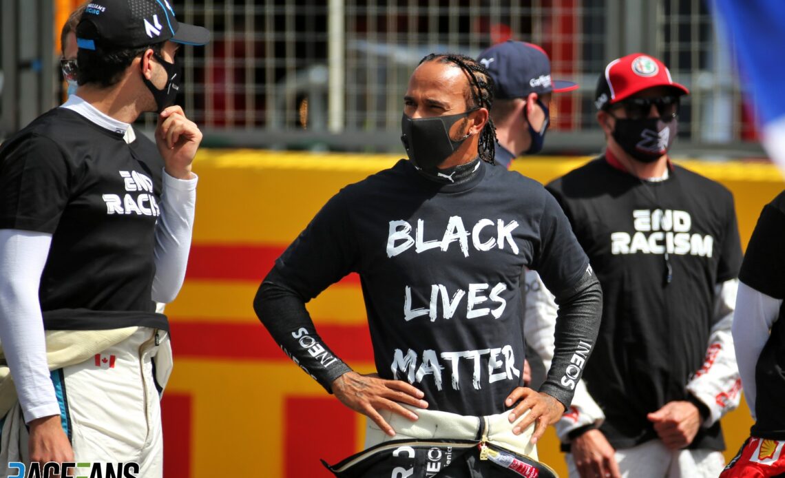 Hamilton sees diversity gains in F1 years on from his 'traumatising' experience of racism · RaceFans