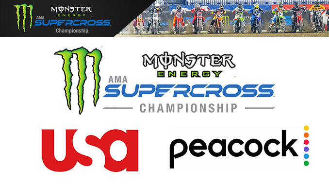 Inaugural SuperMotocross World Championship Series Begins with Monster Energy Supercross Season Opener this Saturday in Anaheim Live on Peacock and USA Network