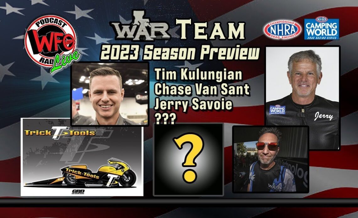 It's WAR! White Alligator Racing 2023 NHRA season preview and rider announcement 1/18/2023