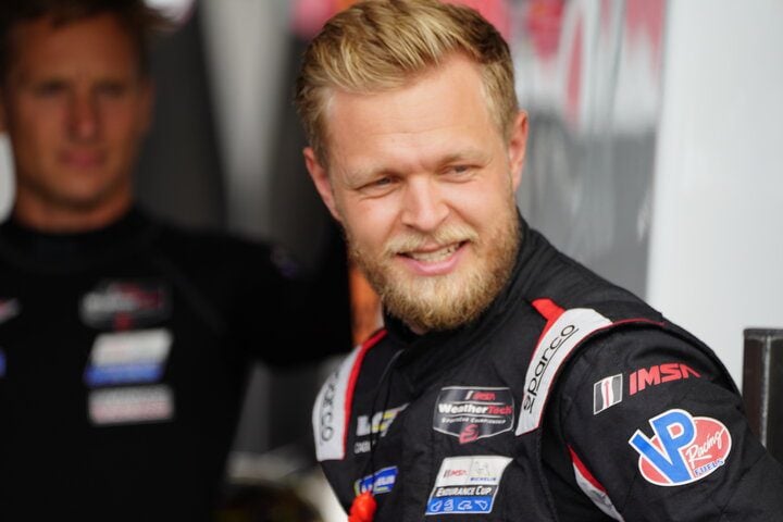 Kevin Magnussen during the fan walk prior to the WeatherTech 240 at the Glen, 7/2/2021 (Photo: Phil Allaway)