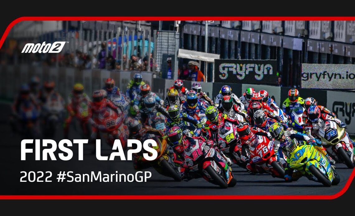 Moto2™ First Laps | 2022 #SanMarinoGP 🇸🇲