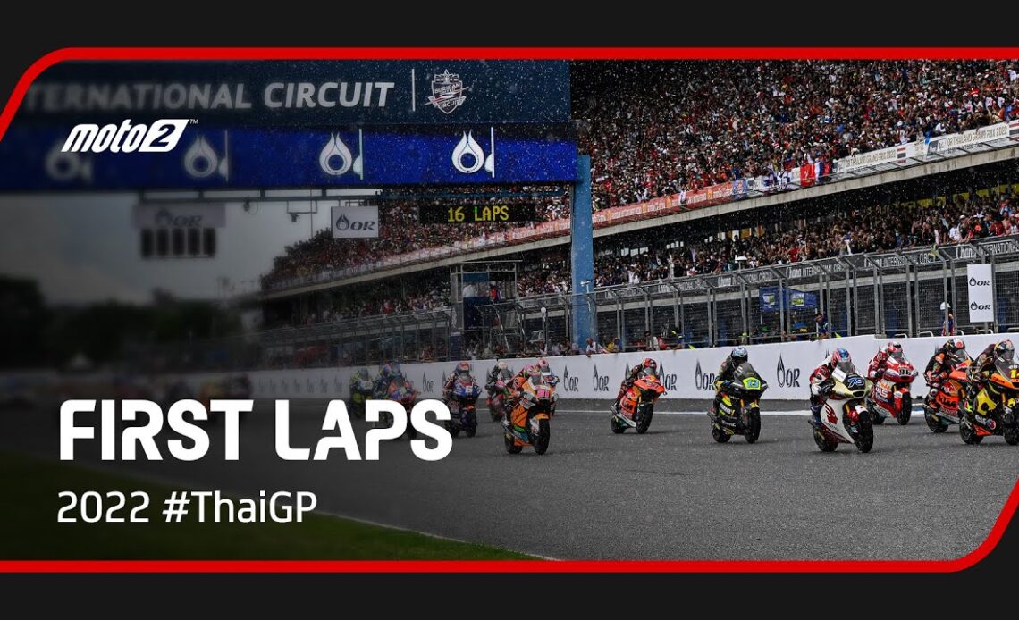 Moto2™ First Laps | 2022 #ThaiGP 🇹🇭