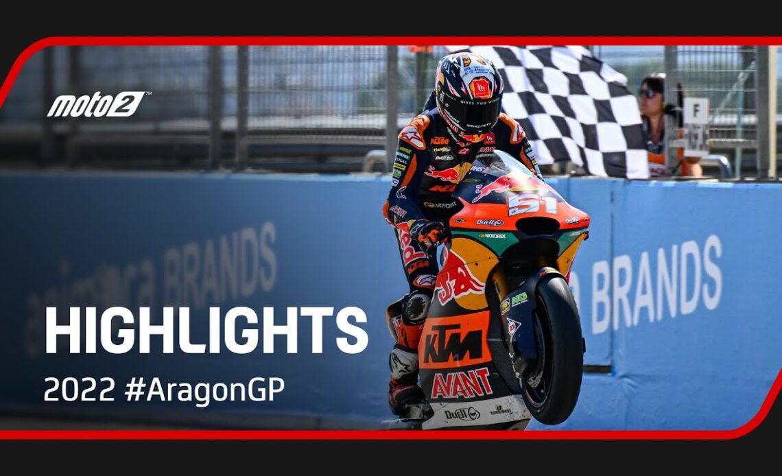 Moto2™ Race Highlights | 2022 #AragonGP 🏁