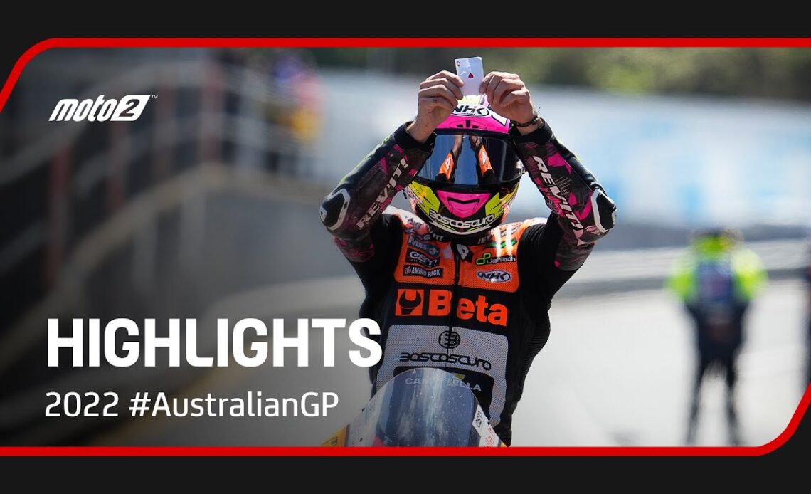 Moto2™ Race Highlights 🏍️💨 | 2022 #AustralianGP 🇦🇺