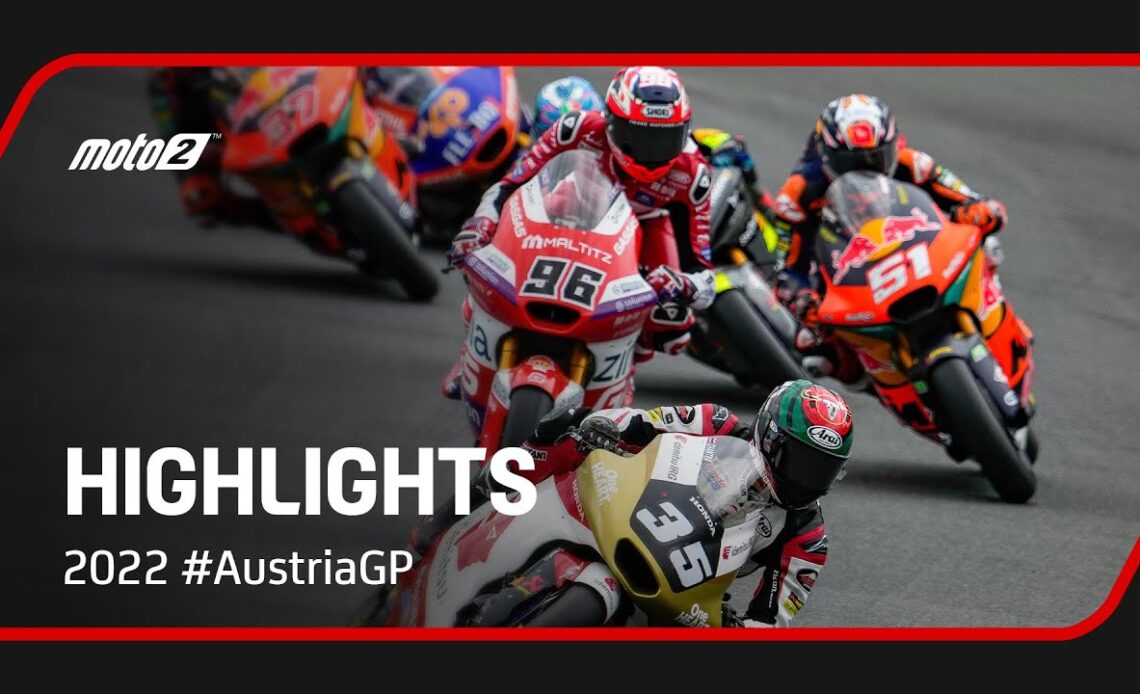 Moto2™ Race Highlights 🏍️💨 | 2022 #AustrianGP 🇦🇹