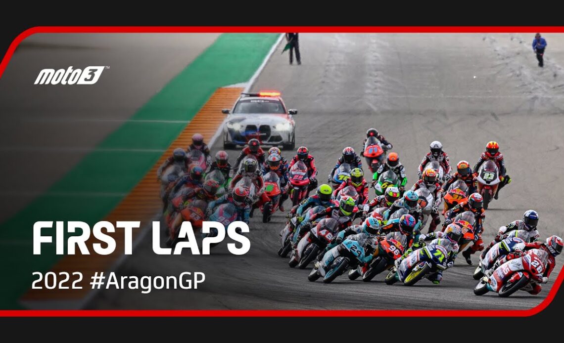 Moto3™ First Laps | 2022 #AragonGP 🏁