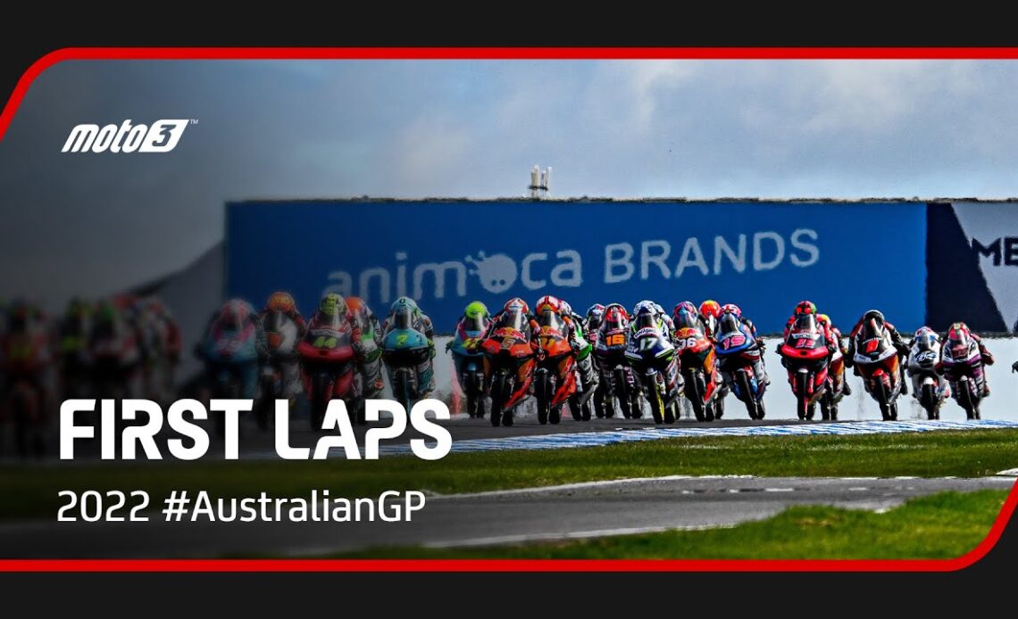 Moto3™ First Laps | 2022 #AustralianGP 🇦🇺