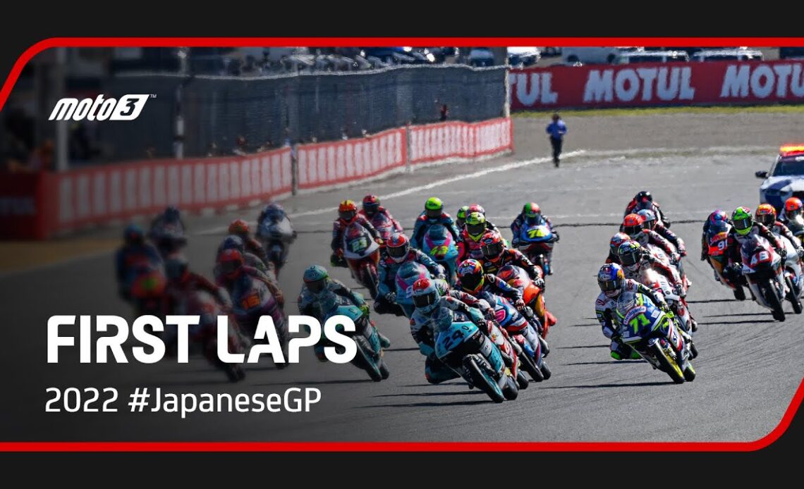 Moto3™ First Laps | 2022 #JapaneseGP 🇯🇵