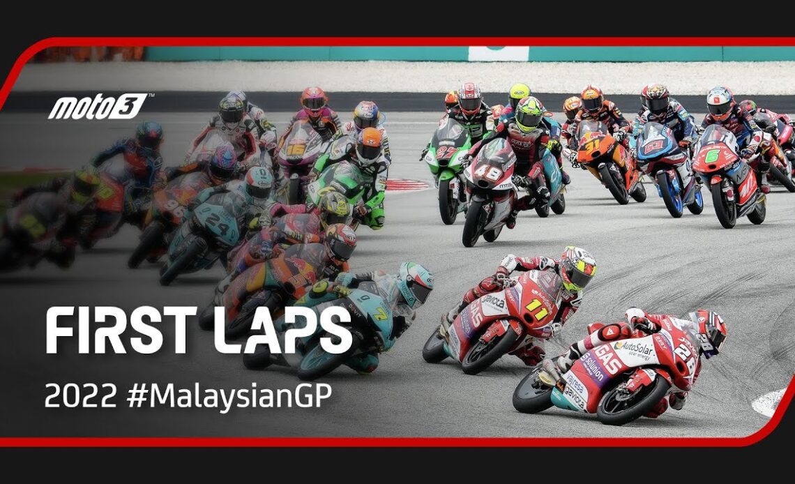 Moto3™ First Laps | 2022 #MalaysianGP 🇲🇾