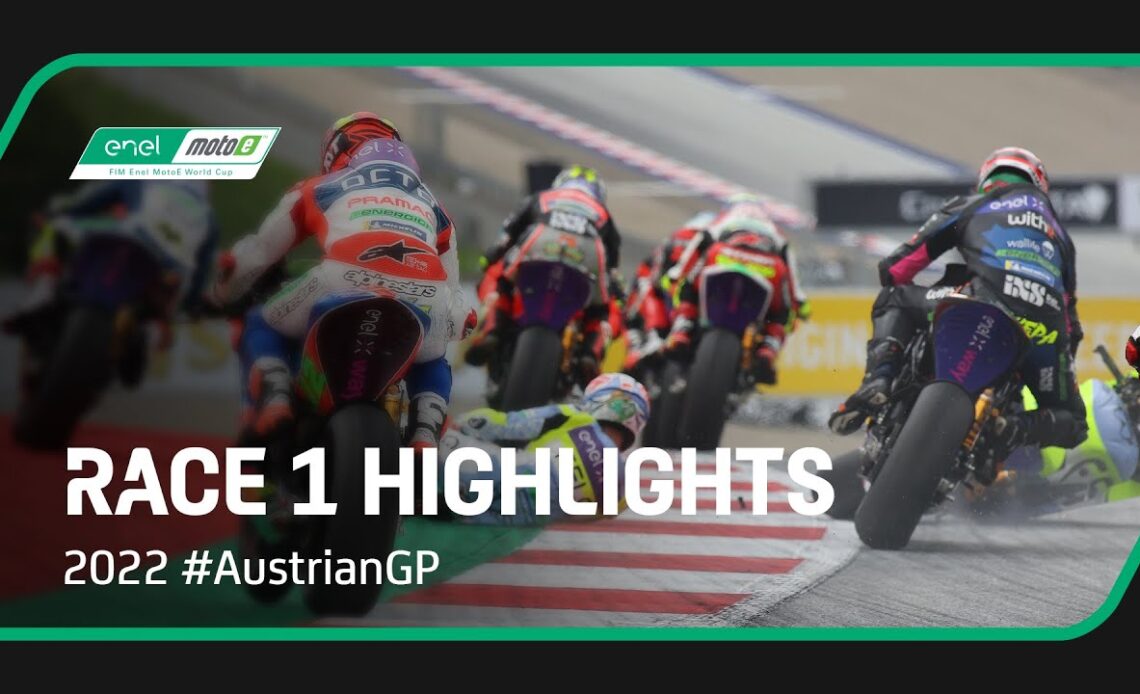 MotoE™ Race 1 Highlights ⚡️ | 2022 #AustrianGP 🇦🇹