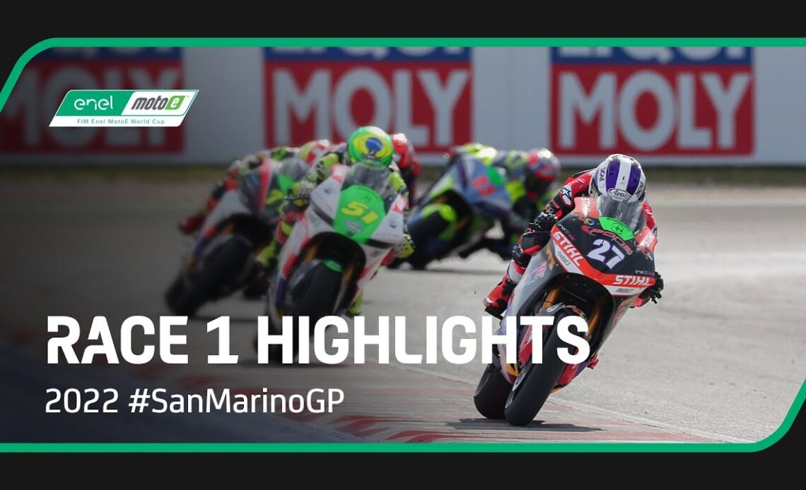 MotoE™ Race Highlights ⚡️ | 2022 #SanMarino 🇸🇲