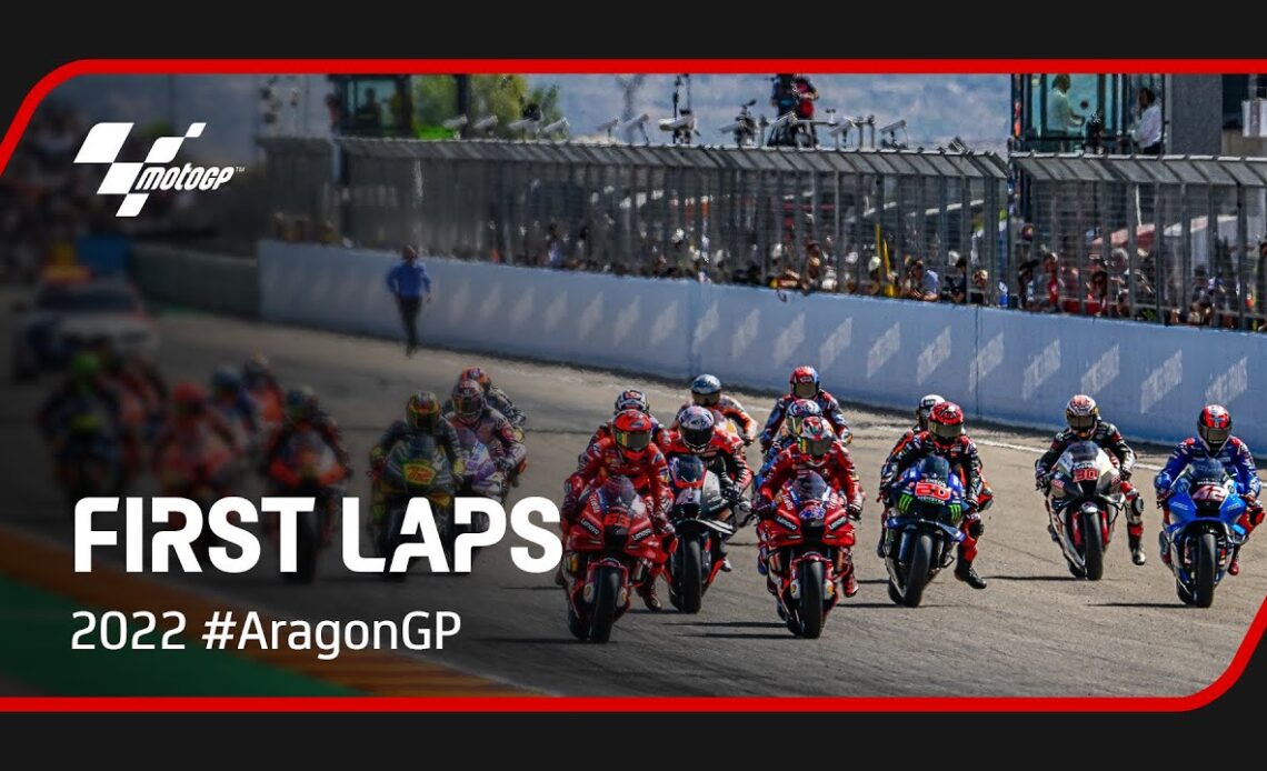 MotoGP™ First Laps | 2022 #AragonGP 🏁