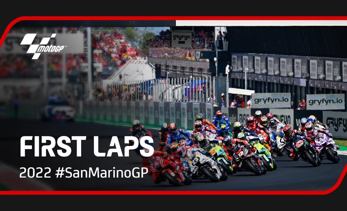 MotoGP™ First Laps | 2022 #SanMarinoGP 🇸🇲