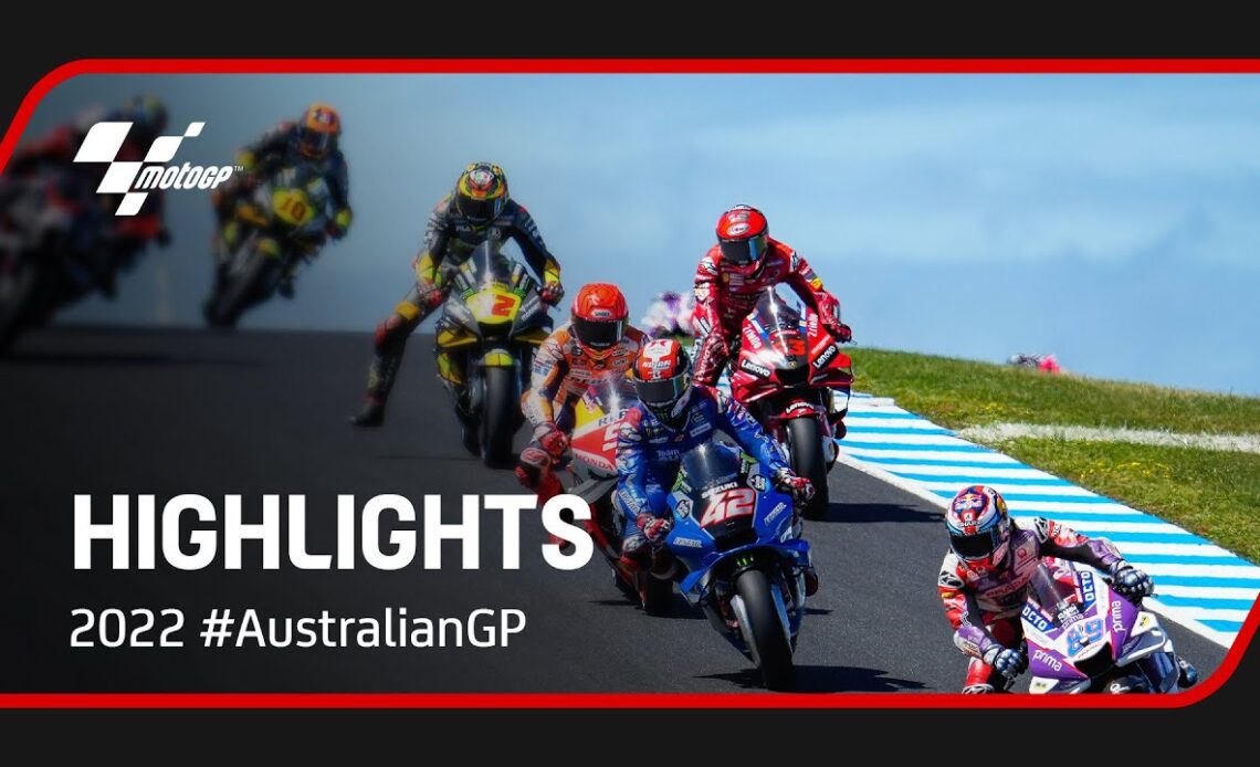MotoGP™ Race Highlights 🏍️💨 | 2022 #AustralianGP 🇦🇺