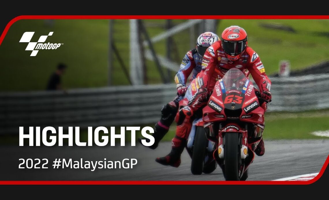 MotoGP™ Race Highlights | 2022 #MalaysianGP 🇲🇾