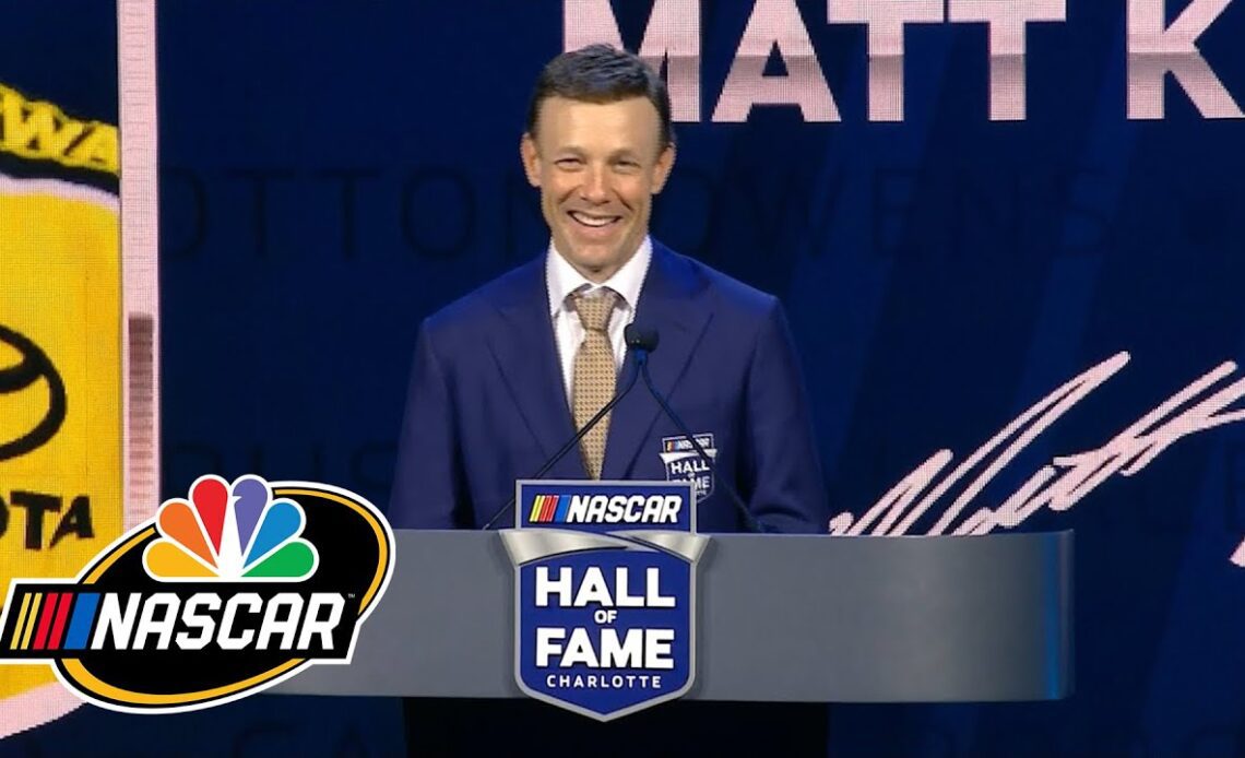 'Never being satisfied' got Matt Kenseth to the NASCAR Hall of Fame | Motorsports on NBC