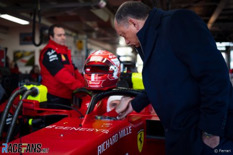 No number one driver policy at Ferrari, Vasseur tells Sainz and Leclerc · RaceFans