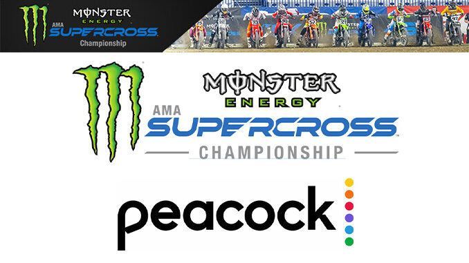 Peacock Presents Exclusive Coverage of Monster Energy Supercross in San Diego and NASCAR Hall of Fame Induction Ceremony this Weekend