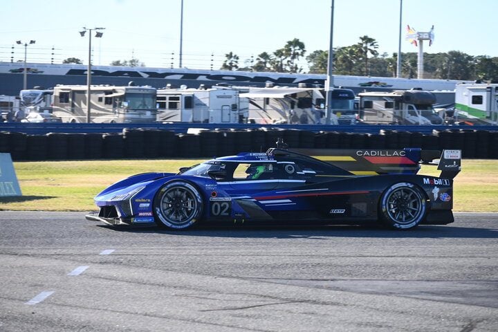 Richard Westbrook during practice for the Rolex 24 at Daytona, 1/26/2023 (Photo: Phil Allaway)