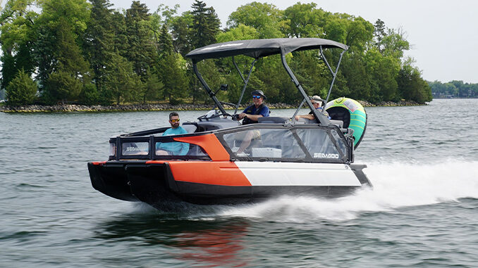 Sea-Doo Switch Pontoon Named "Boat of the Year", The Marine Industry's Most Prestigious Recognition