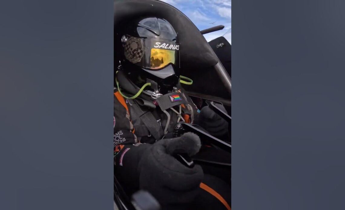 Take a ride inside a Top Alcohol Dragster #shorts