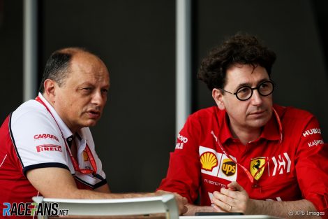 Vasseur reveals talks with Binotto and Todt in preparation for Ferrari start · RaceFans