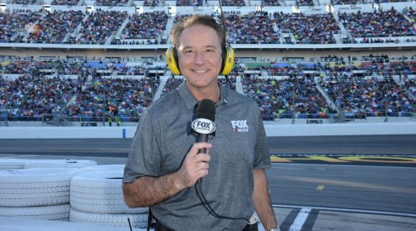 Vince Welch on pit road for FOX Sports (Photo: FOX Sports)