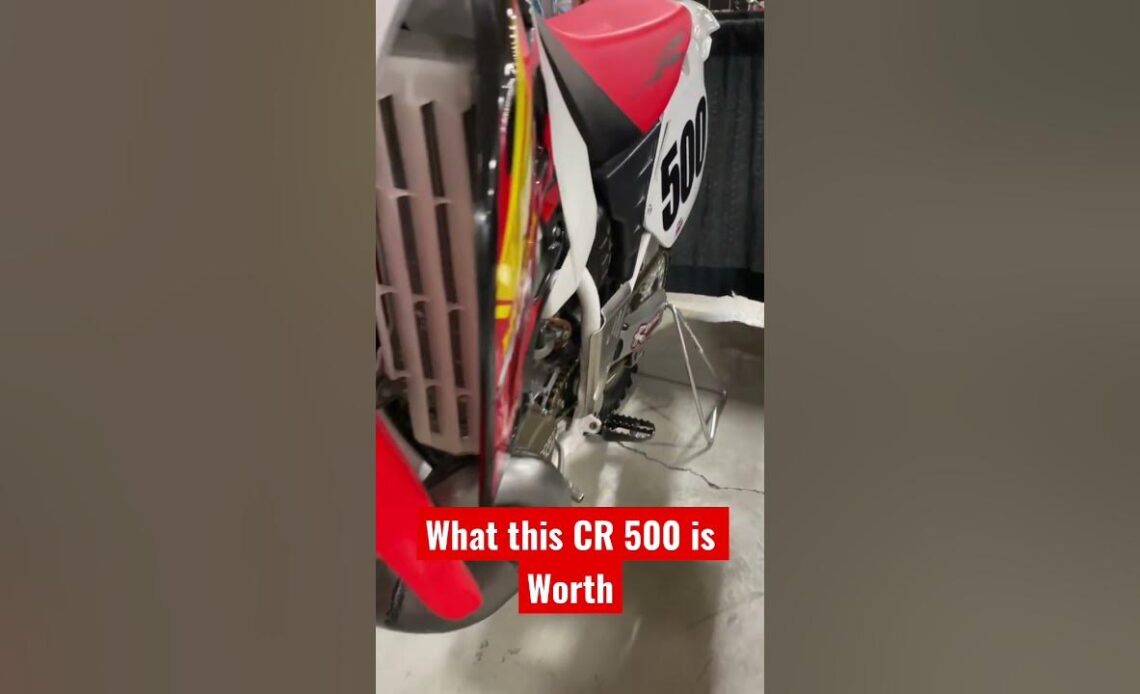What the Honda CR 500 is now worth