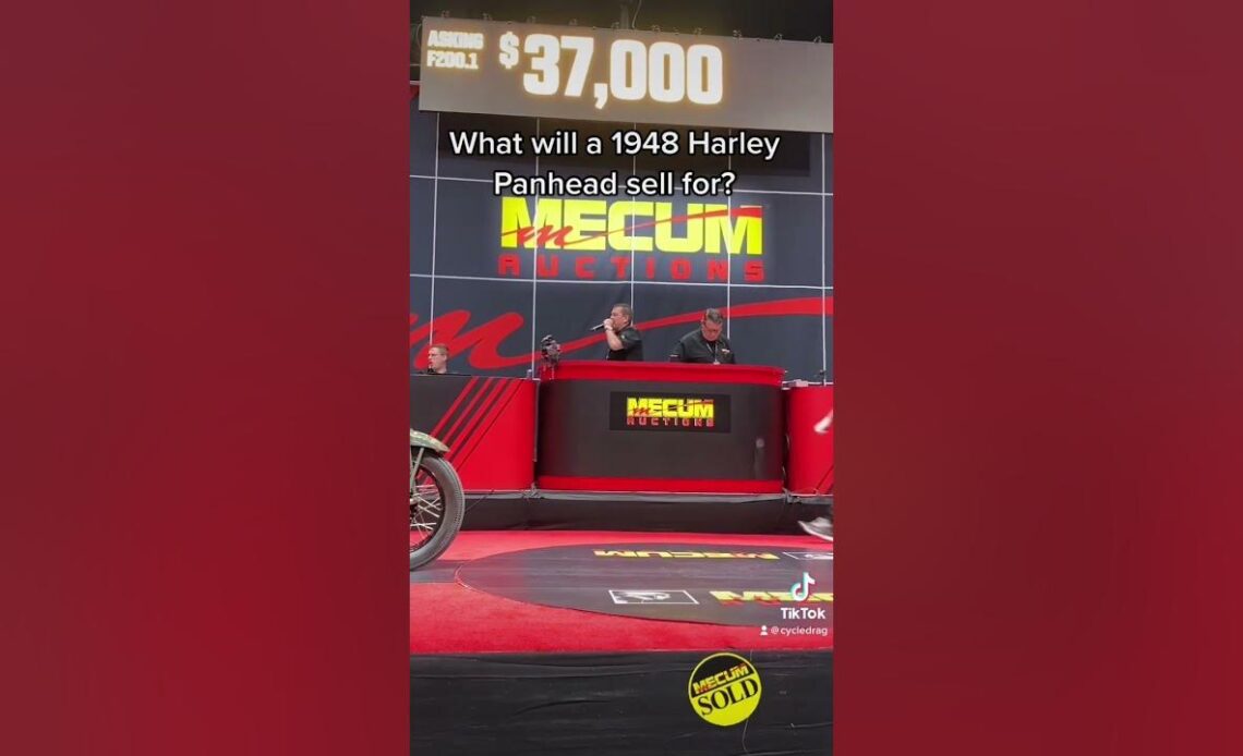 What will a 1948 Harley Panhead sell for?