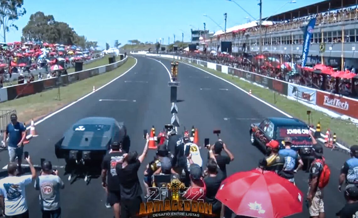 Would You Race On A Dragstrip With A Curve?