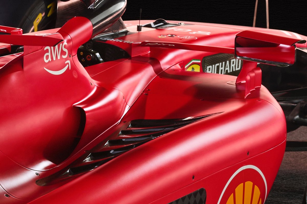 Ferrari SF-23. detail side