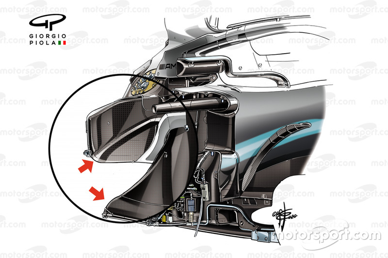 Mercedes AMG F1 W10, chassis