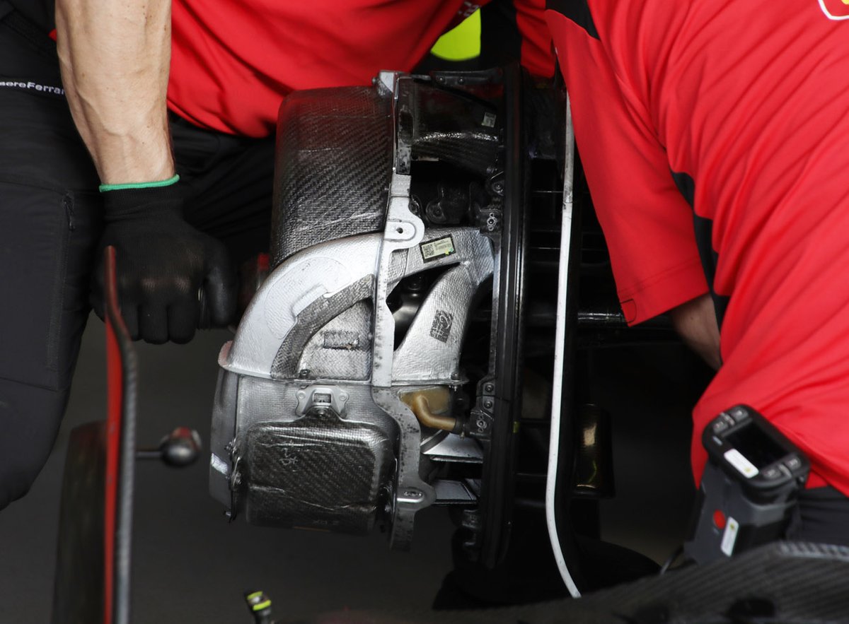 Ferrari SF-23 brake detail