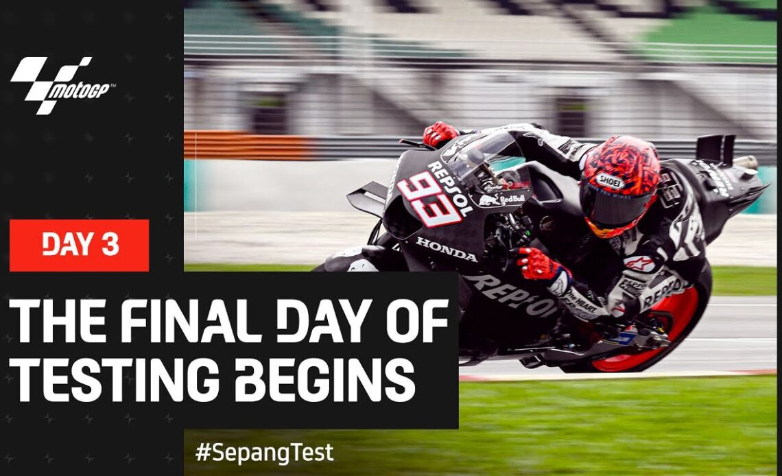 A crucial final day of testing gets underway 🔑 | #SepangTest