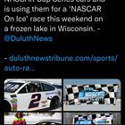 Although the real NASCAR "Ice Race" in Finland was canceled, some folks in Wisconsin are gonna do their own.